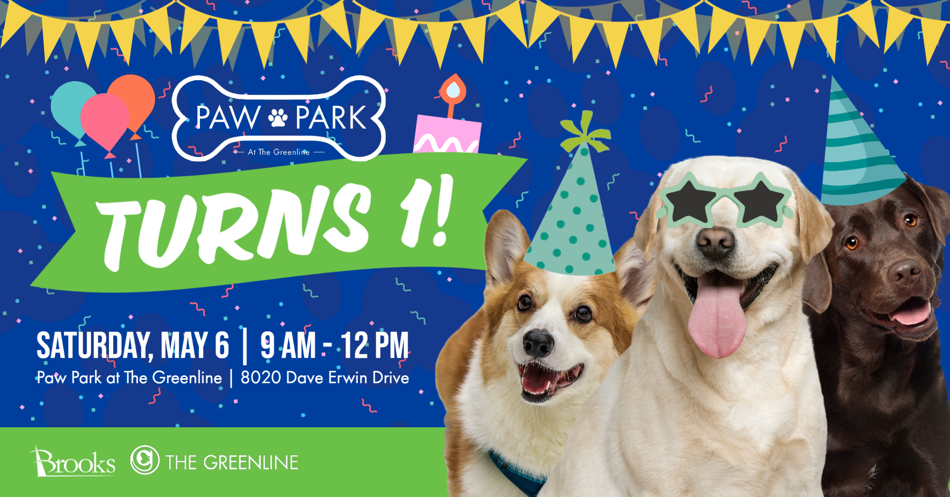 Paw Park at The Greenline's 1st Birthday Celebration - Brooks